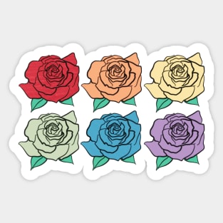 Roses (Pride) Sticker